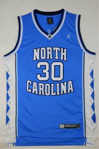 Maillot De Basket NCAA North Carolina University Ben Wallace 30 Bleu